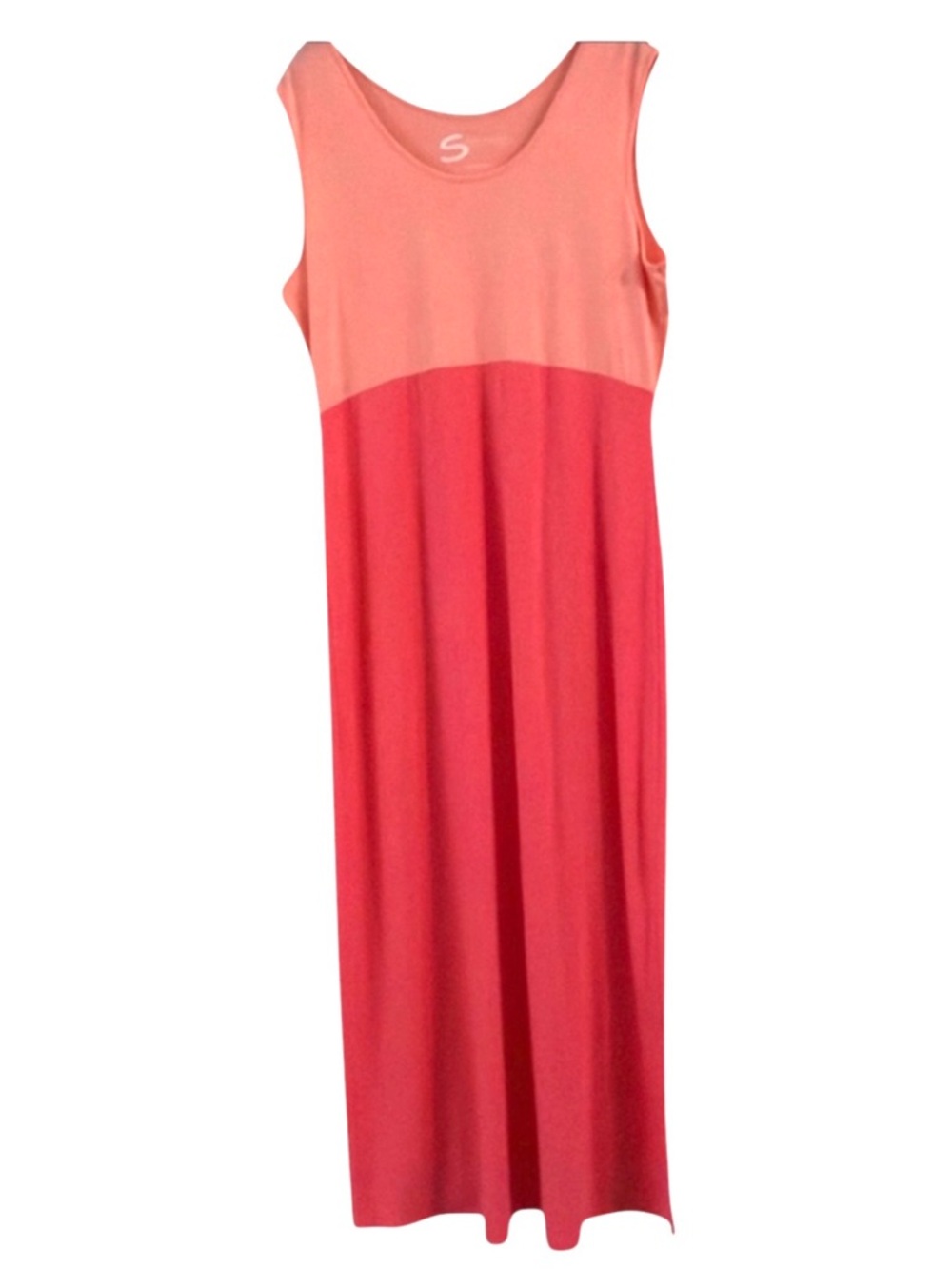 Serena Williams Signature Statement Colorblock Knit Maxi Dress Size L